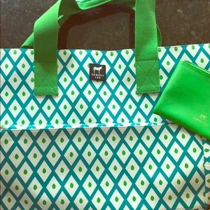 Danny’s Lee bag with another small cosmetic bag